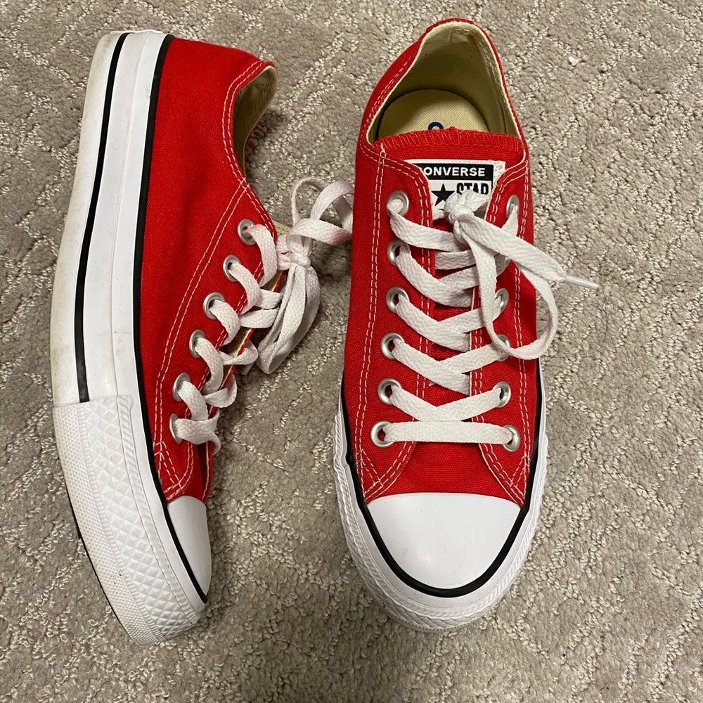 Red converse